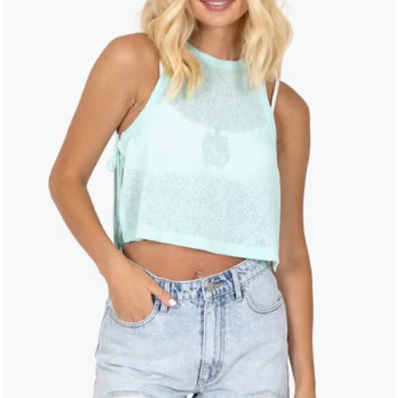 NEW RUSTY Women's Surf Spray Getaway Tank Top Size S - Picture 1 of 8